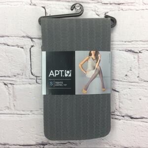 Apt. 9 Control Top Gray Tights Textured Pattern Light Academia Various Sizes NWT